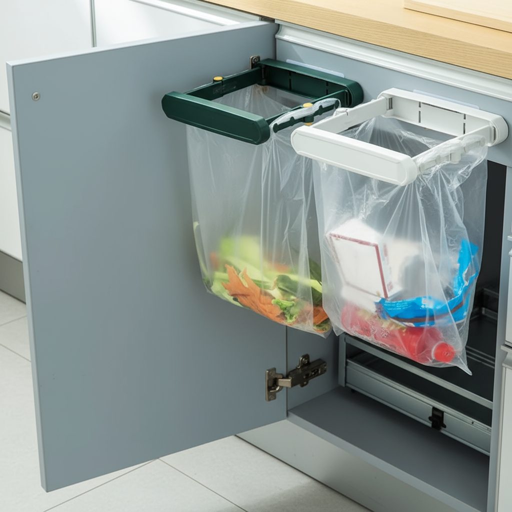 Clip-On Kitchen Mini Hanging Trash Bag