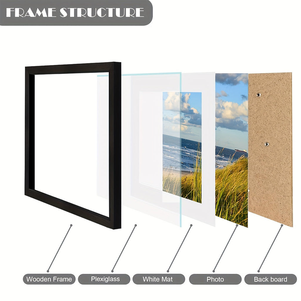 PhotoFrame – Stylish Wooden Frames Set