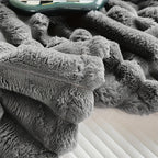 LuxFaux – Luxury Rabbit Fur Blanket for Ultimate Comfort