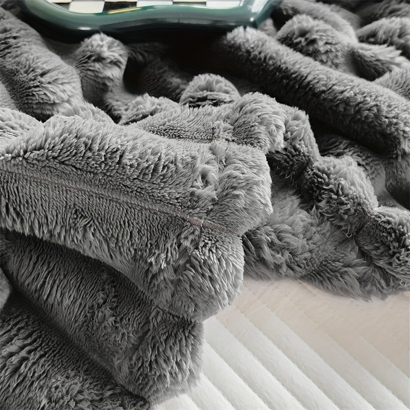 LuxFaux – Luxury Rabbit Fur Blanket for Ultimate Comfort