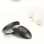 BlackTray - Elegant Oval Storage Tray for Jewelry