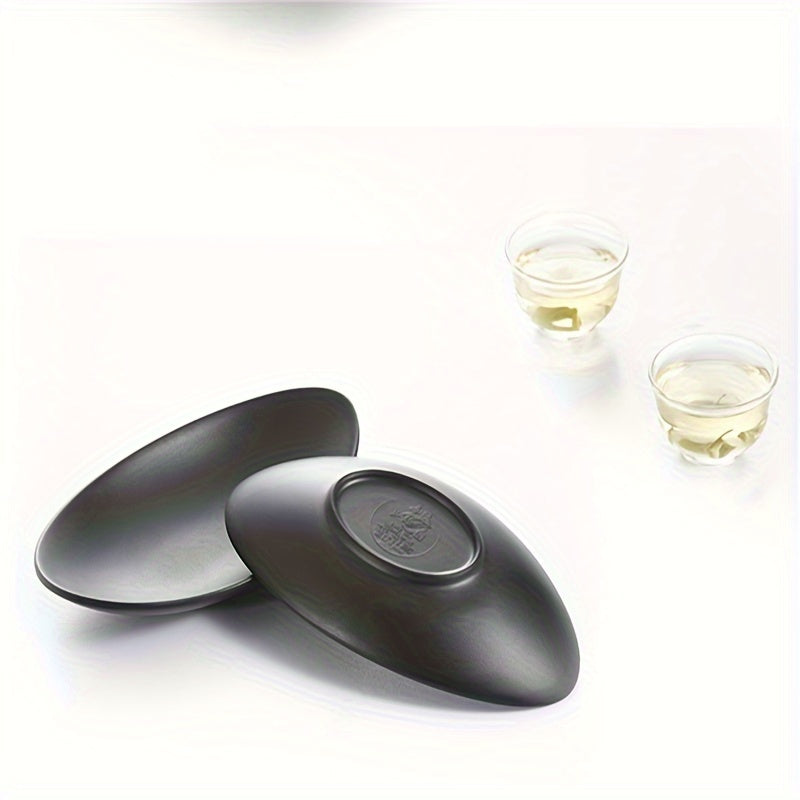 BlackTray - Elegant Oval Storage Tray for Jewelry