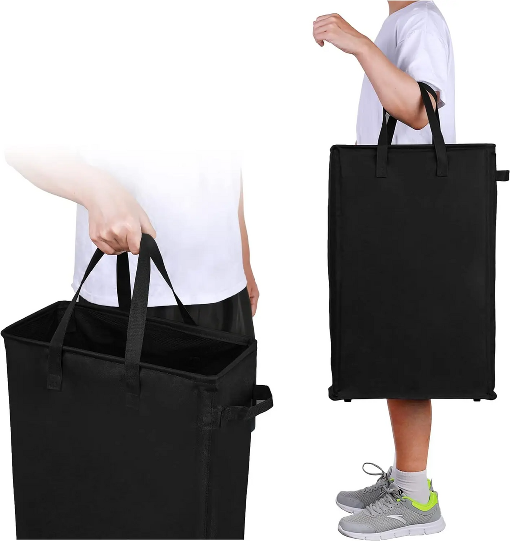 FlexiWash Laundry Basket – Foldable Laundry Basket with Oxford Fabric Handles