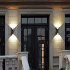 Elegant Waterproof LED Wall Light Outdoor made of Aluminium
