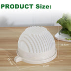 VeggieSlice Pro — Make salad making safe, quick, and effortless child's play! (2 pieces)