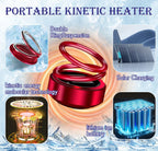 Portable Car Heater | Solar Rechargeable De-Icer | Fast Defrost Device for Cars & Homes