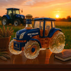 Classic New Holland T7 Series Tractor Whiskey Bottle