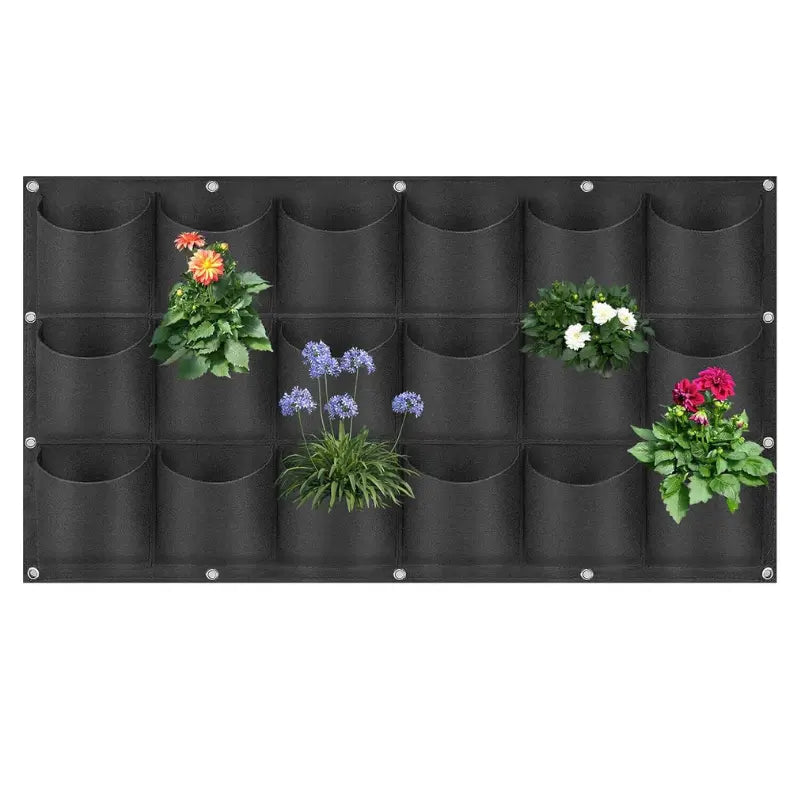 Felt Plant Bag for Vertical Wall Mounting – Three-dimensional, Non-woven Plant Bag