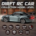 1:24 RC Drift Car | 4WD, LED Wheels & USB Rechargeable for Indoor and Outdoor Racing Fun