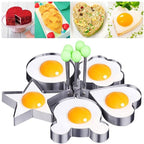 Stainless steel frying egg molds