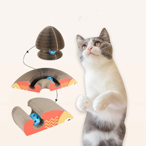 Magic Cat Scratch Board(with ball )