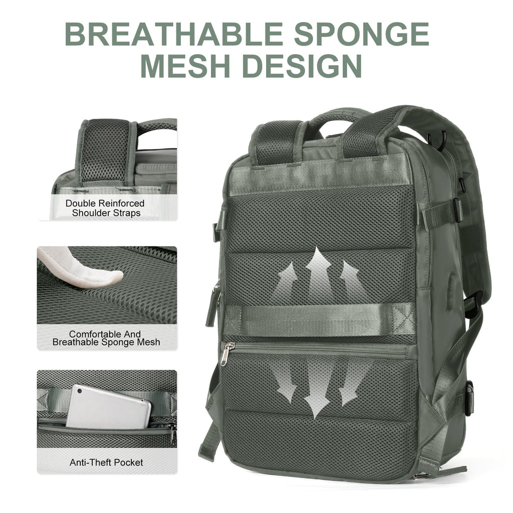 Women's Large Travel Backpack Waterproof Hiking Backpack