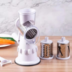 VeggieMaster Slicer - Manual Vegetable Slicer with 3 Blades