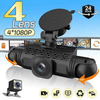 360° Car Dashcam | DashGard Pro CX360 | Full HD Driving Recorder with Night Vision & Parking Monitor
