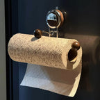 KitchenGrip Roll Holder Stainless Steel Paper Towel Holder with Suction Cup