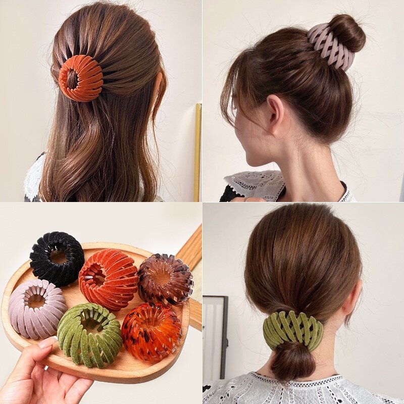 Lazy Bird's Nest Flat Hairpin