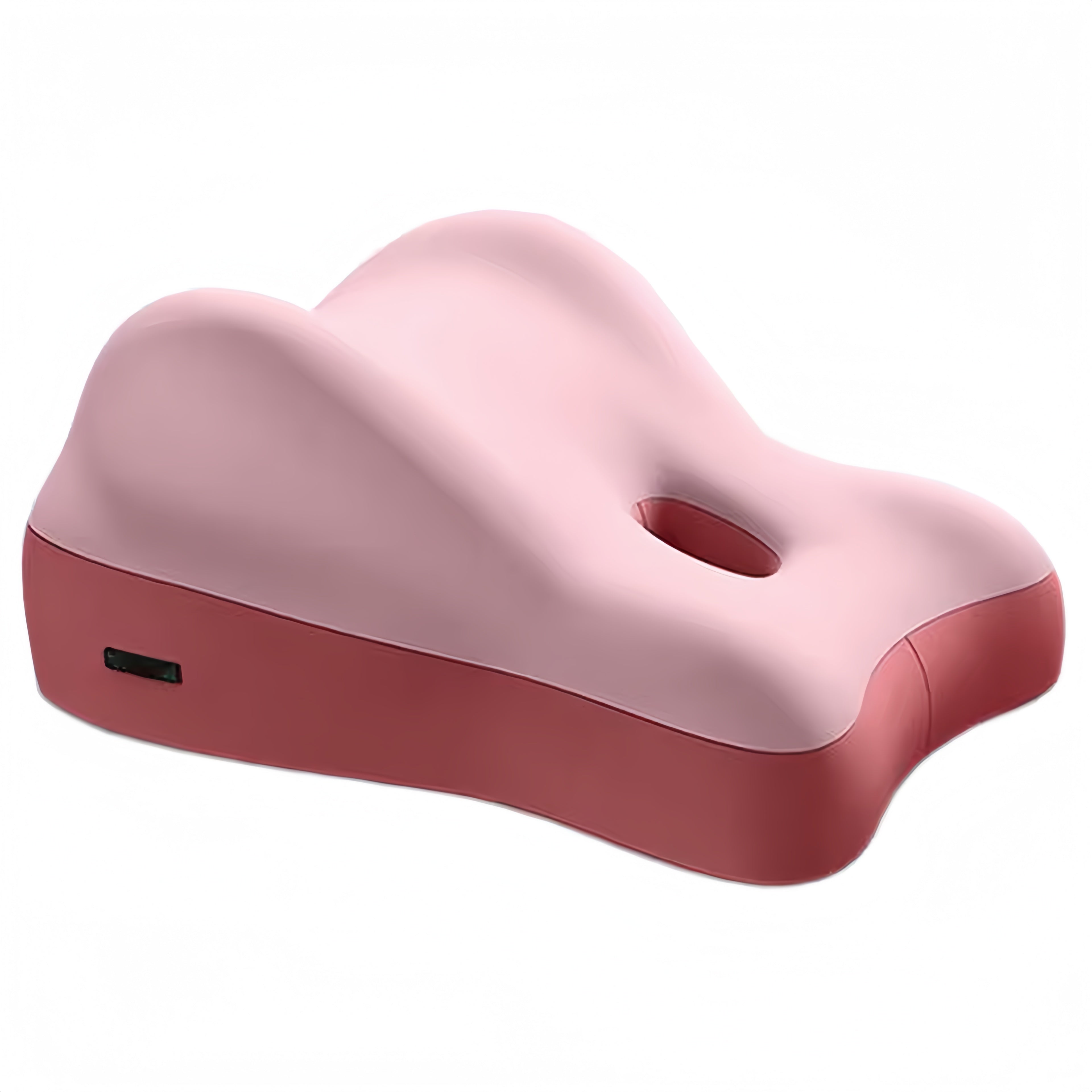 Button-Activated Intimate Support Pillow for Couples