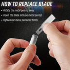 Precision Carving Knife Set for Easy Carved Pumpkins | Sharp Ergonomic Blades