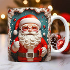 Creative 3D Christmas Ceramics Mug Christmas gift