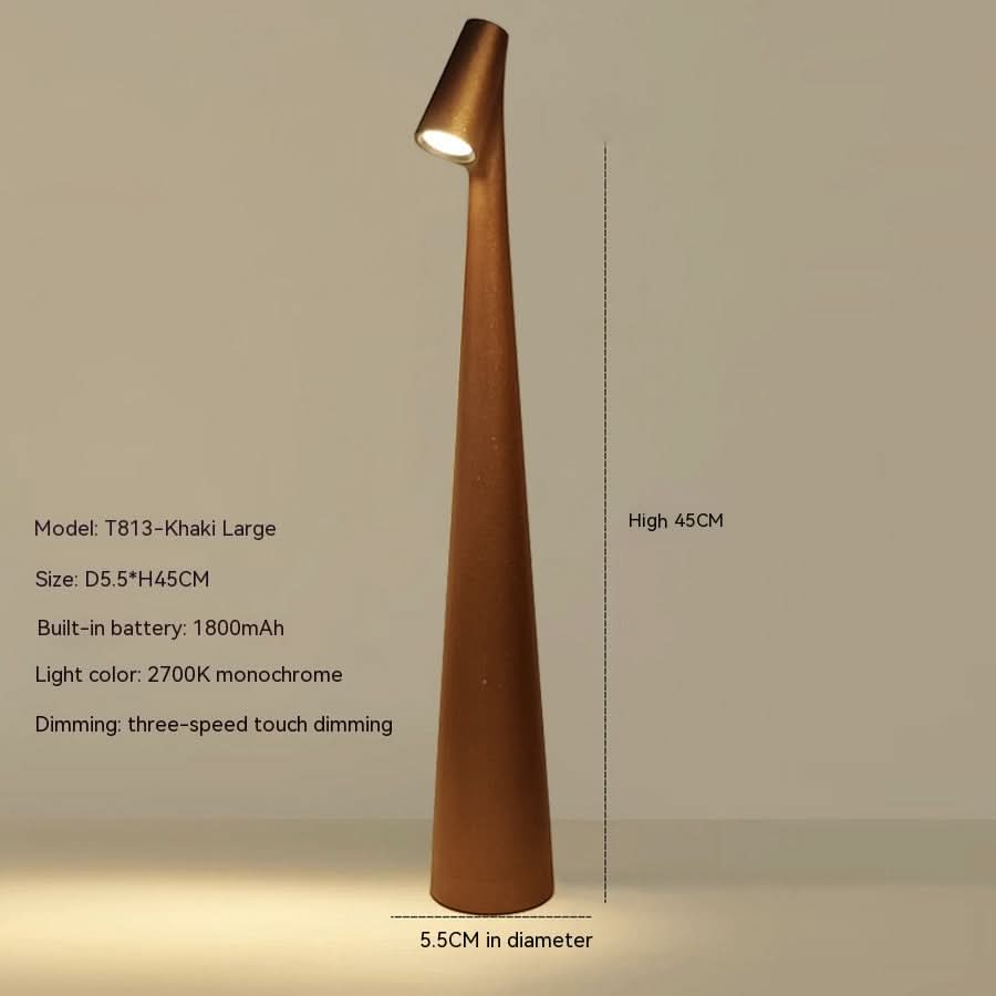 Rechargeable & stylish for indoors & outdoors
