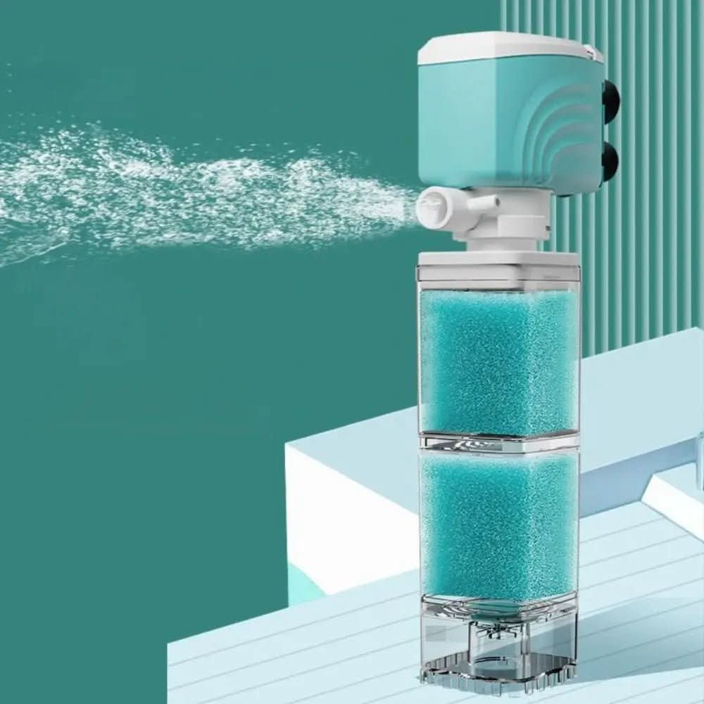 5-in-1 aquarium filter system for crystal clear water