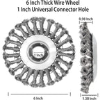 Universal Steel Wire Trimmer Brush Head