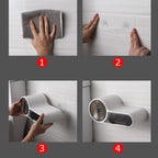 DryHold Self-Adhesive Toilet Paper Holder – Waterproof Wall Solution with Extra Storage Space