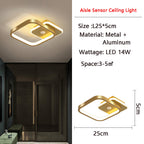 MotionGlide PIR Motion Sensor LED Ceiling Light | Smart Lighting | Energy Efficient | Perfect for Hallway & Bathroom