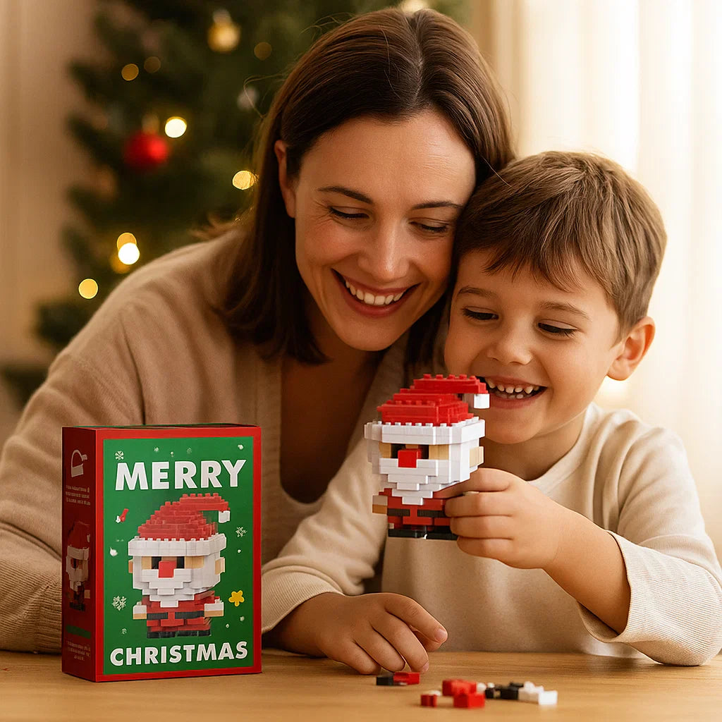 Creative Building Block Christmas Figures - Fun for the Whole Family
