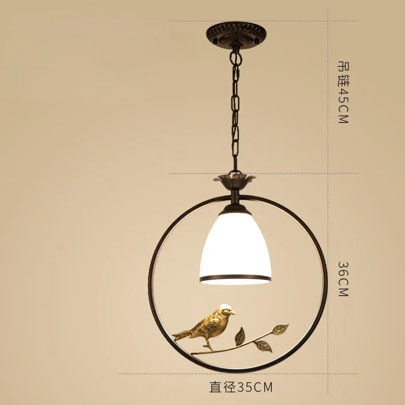 GlassAura | Modern chandelier made of glass & iron