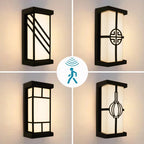 LumeRadar | Modern LED outdoor wall light with IP65 & radar sensor