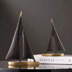 Decorative Minimalist Sailboat Ornament for Home Décor