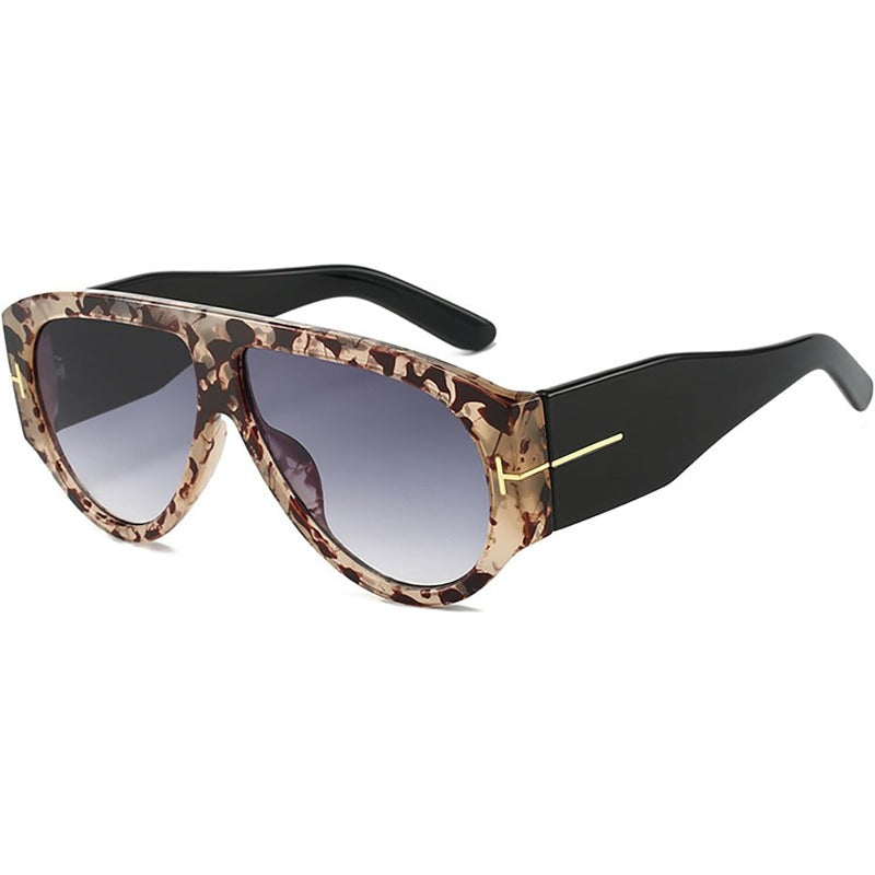 Oversized UV400 Aviator Sunglasses