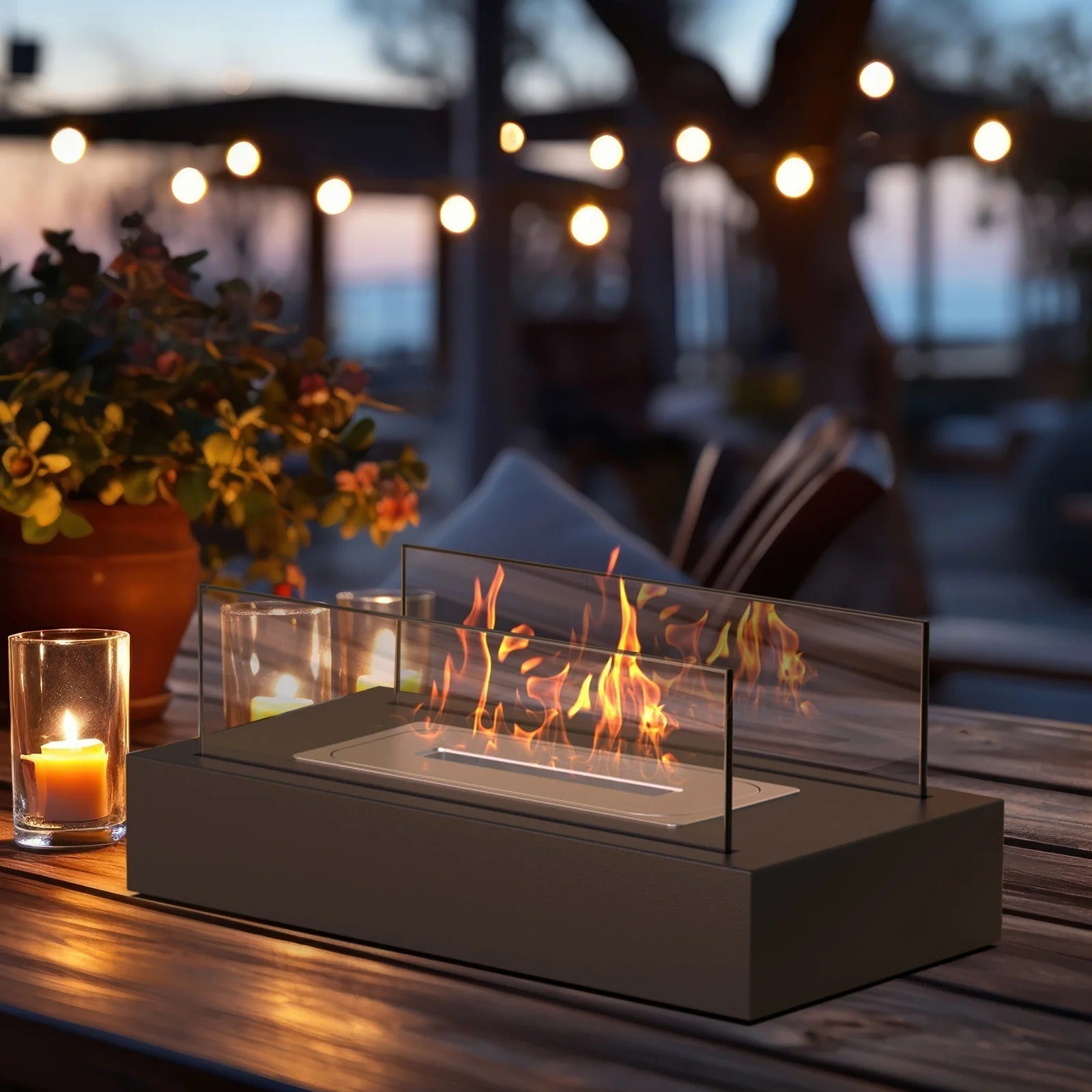 GlowMist Luxury Table Fireplace