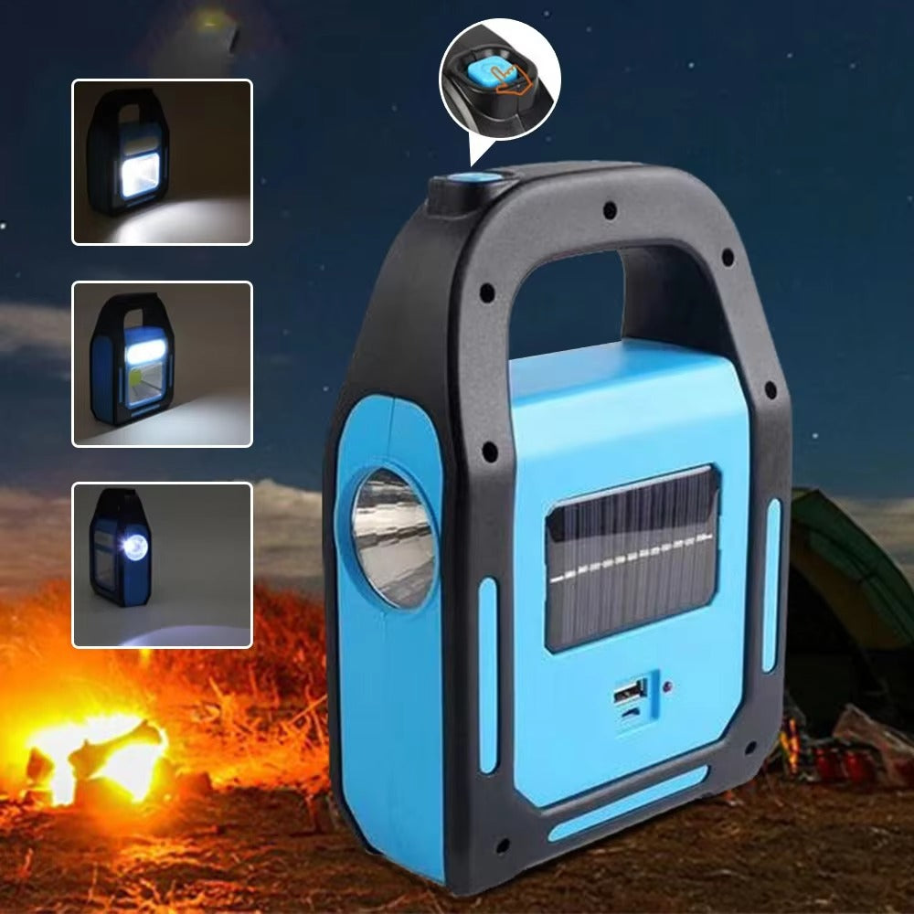 Rechargeable USB Camping Lamp with Powerbank – SolarGlow