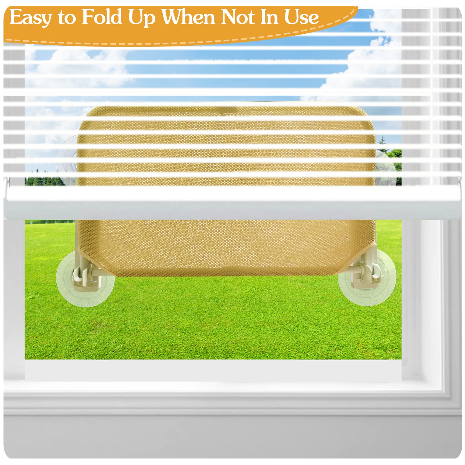 Foldable Cat Hammock Suction Cup Cat Hammock