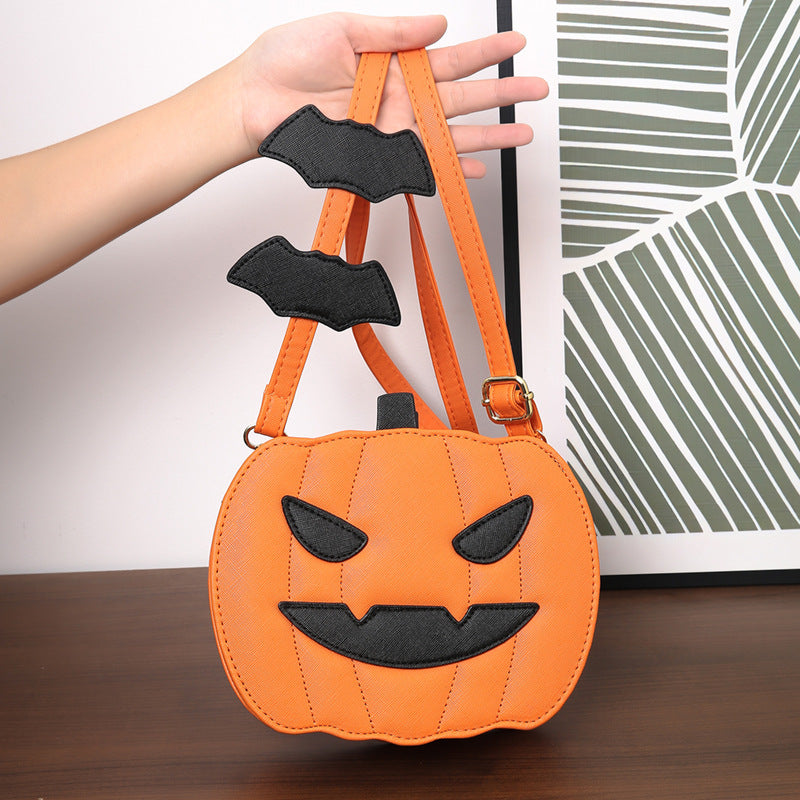 Halloween Messenger Bag – Minimalistic Shoulder Bag in Solid Colors