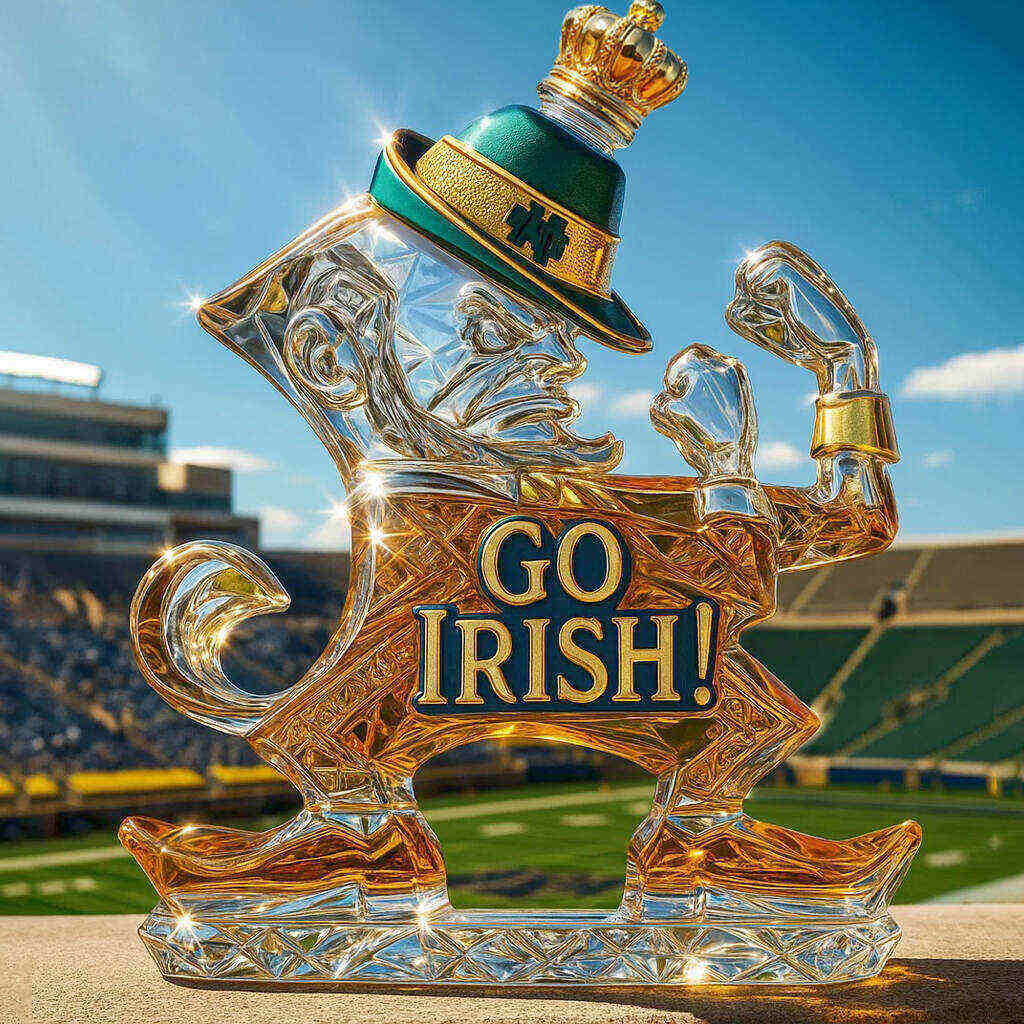 Notre Dame Fighting Irish Whiskey Bottle