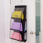Double-Sided Hanging Storage Bag – Six-Layer Organizer for Handbags