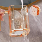 Self-Draining Toothbrush Tumbler