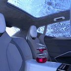 Portable Car Heater | Solar Rechargeable De-Icer | Fast Defrost Device for Cars & Homes