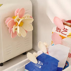 Flower-Shaped Magnetic Clip Refrigerator Magnet