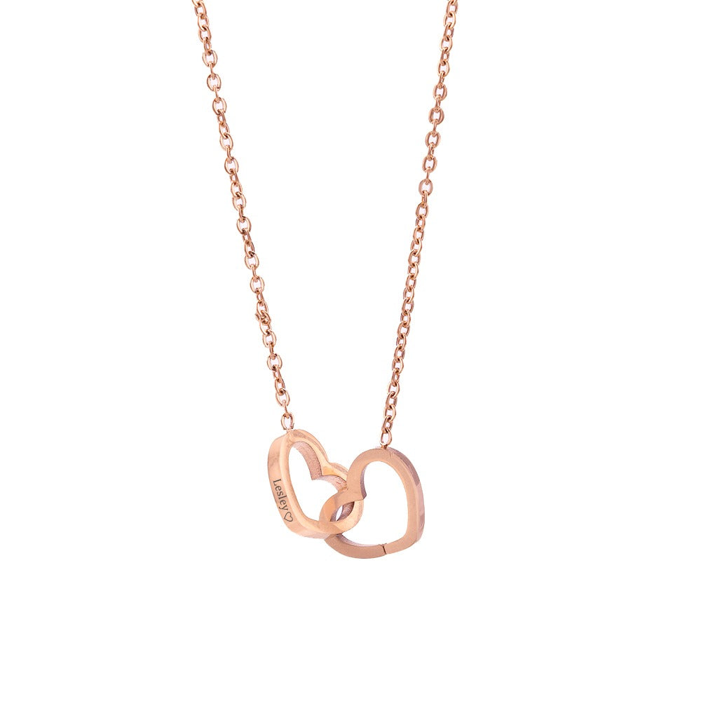 [Ideal Gift] Eternal Rose Box - With engraved necklace & artificial rose