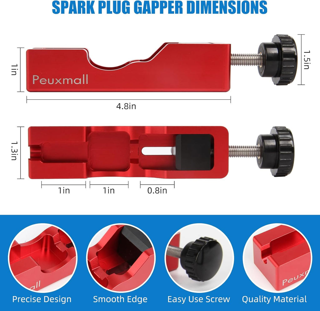 Spark Plug Gap Tool with Feeler Gauge