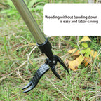 Weed Puller without Bending – Root Remover with Scoop Clip for the Garden