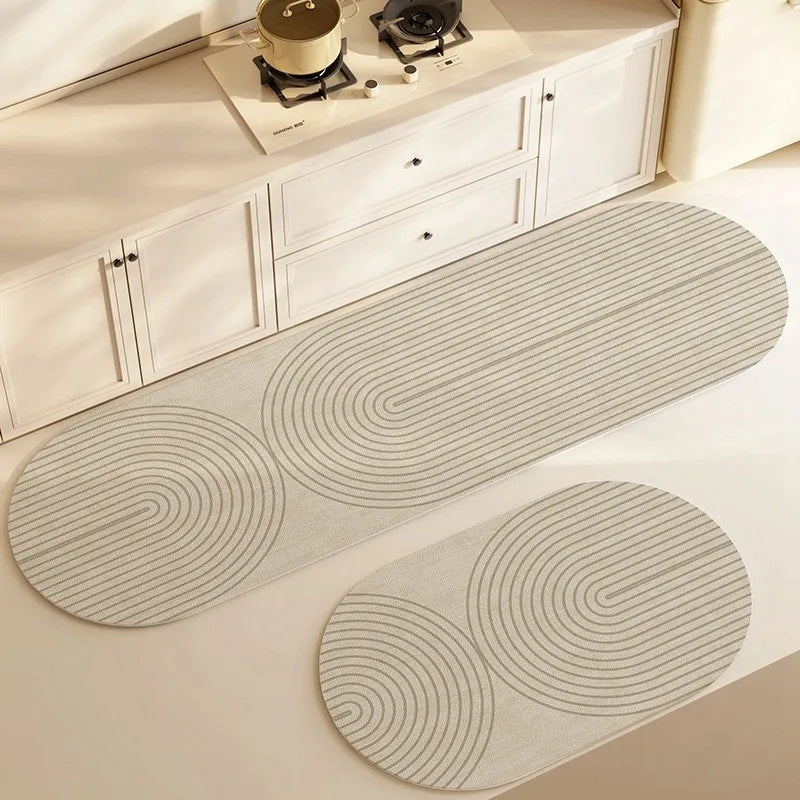 Bath Mat Absorbent Non Slip Kitchen Rug