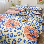 Abstract Chessboard Single Bed Linen Set
