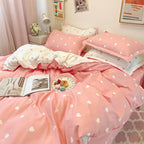 Abstract Chessboard Single Bed Linen Set