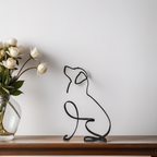 Artipaws Abstract Dog Sculpture | Modern Design | High-Quality Art Figure | For Shelf & Table