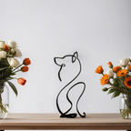 Artipaws Abstract Dog Sculpture | Modern Design | High-Quality Art Figure | For Shelf & Table
